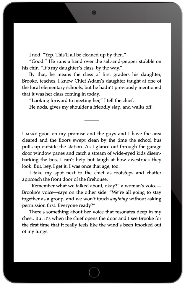Excerpt from one of the books in the bundle shown on an eReader screen.