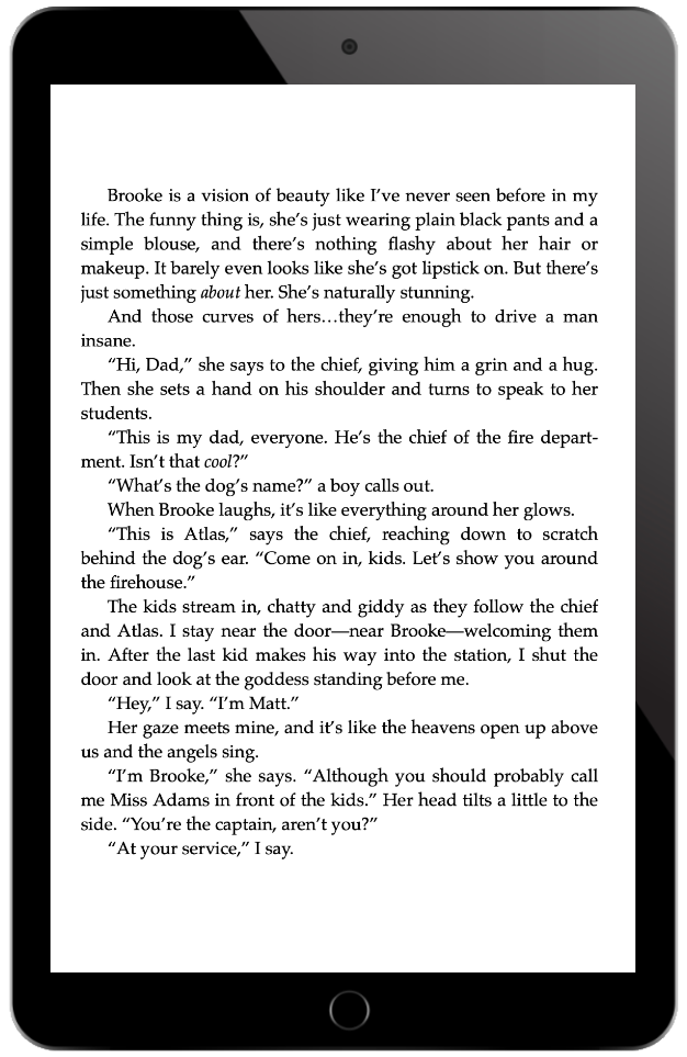Excerpt from one of the books in the bundle shown on an eReader screen.