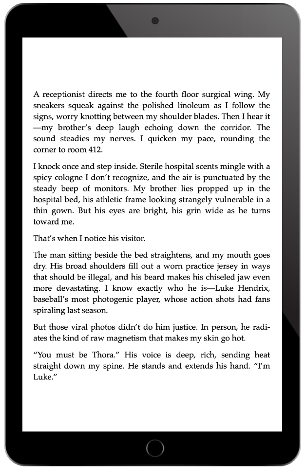 Excerpt from one of the books in the bundle shown on an eReader screen.