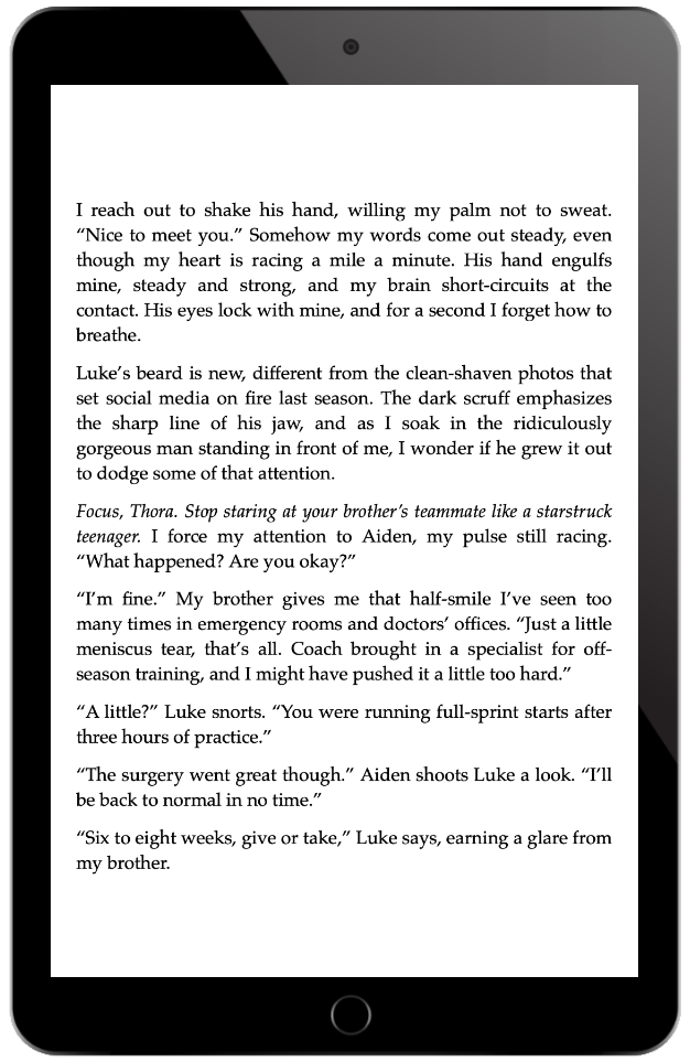 Excerpt from one of the books in the bundle shown on an eReader screen.