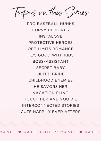 Tropes in the series, including pro baseball hunks, curvy heroines, instalove, childhood enemies, and more.